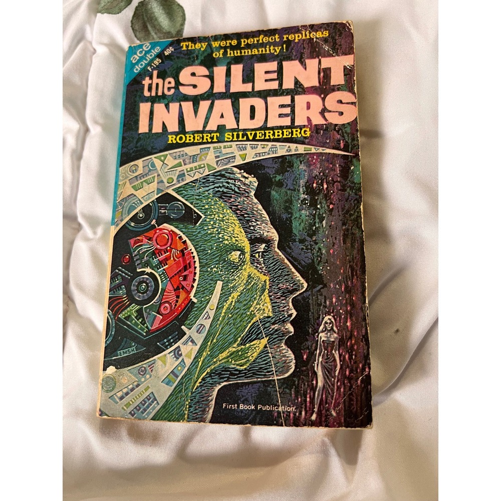 The Silent Invaders Battle on Venus, vtg Avon Sci fi novel